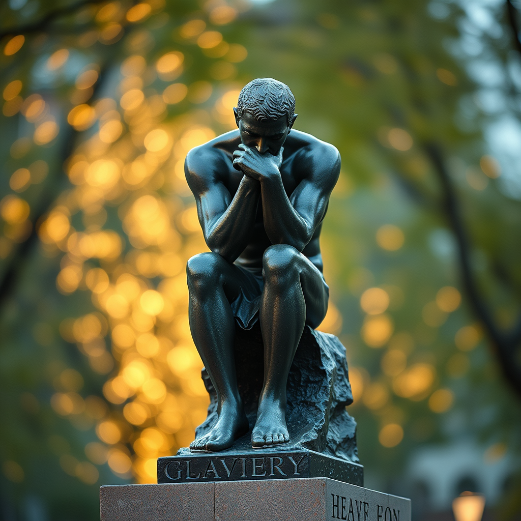 The Thinking Man statue